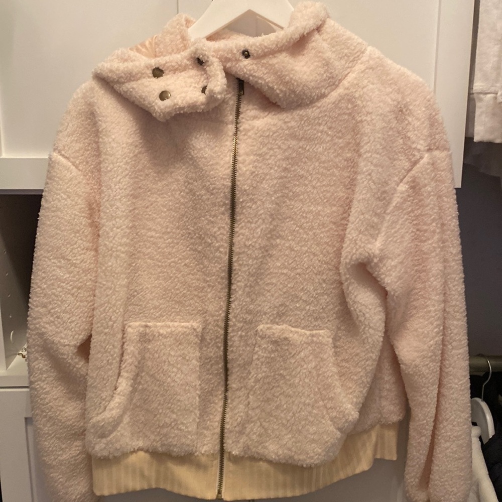 Anthropologie Porridge clothing Sherpa jacket XS